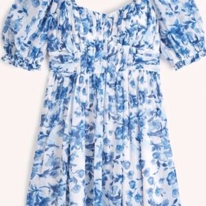 Abercrombie & Fitch Blue Floral Dress